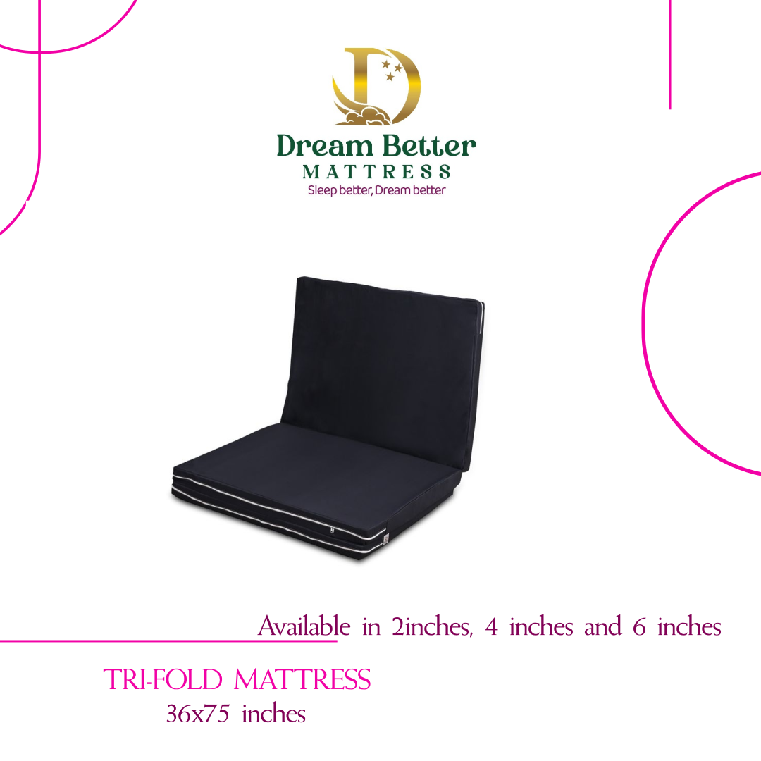 Three Fold Single Mattress (2 inches)