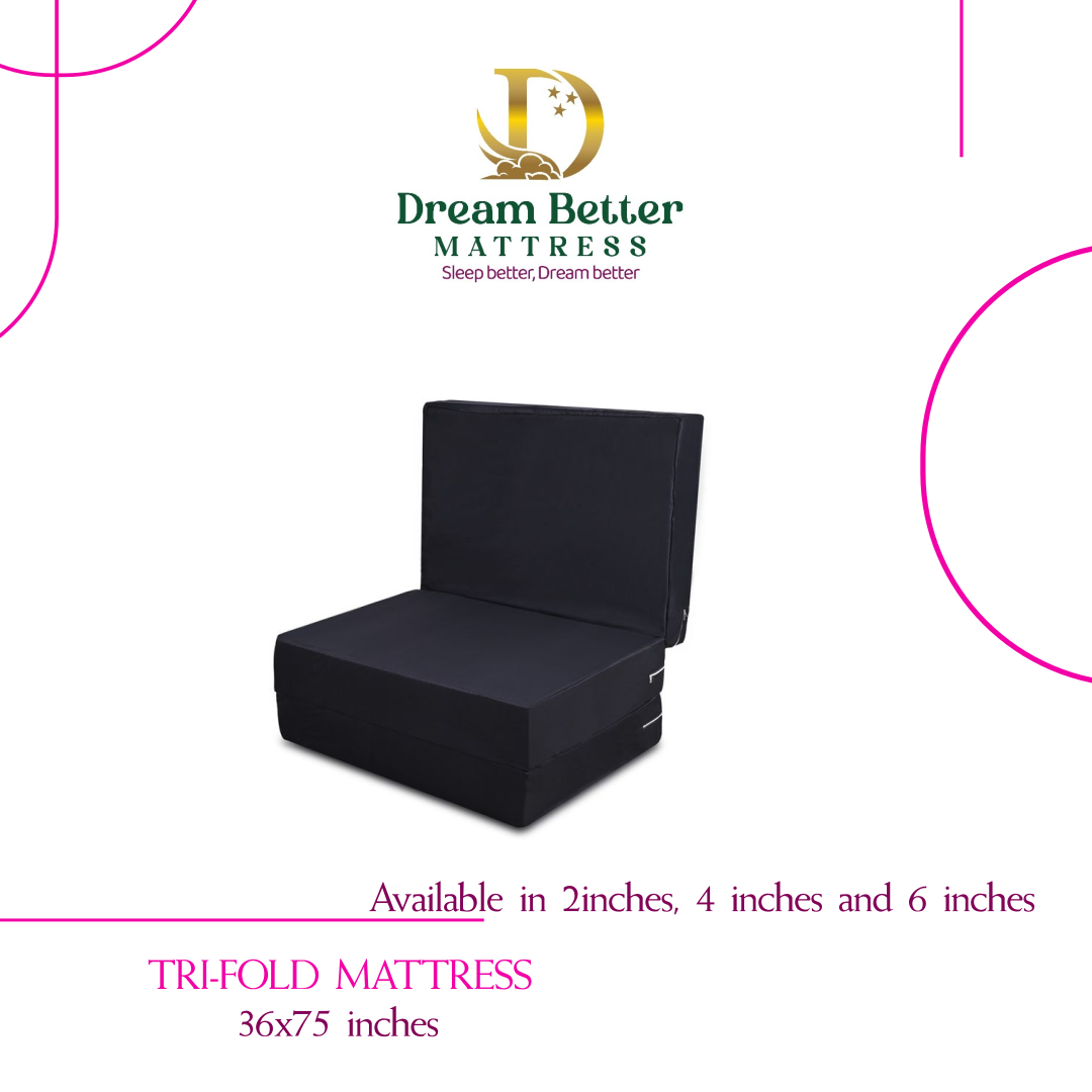 Three Fold Mattress (4inches)