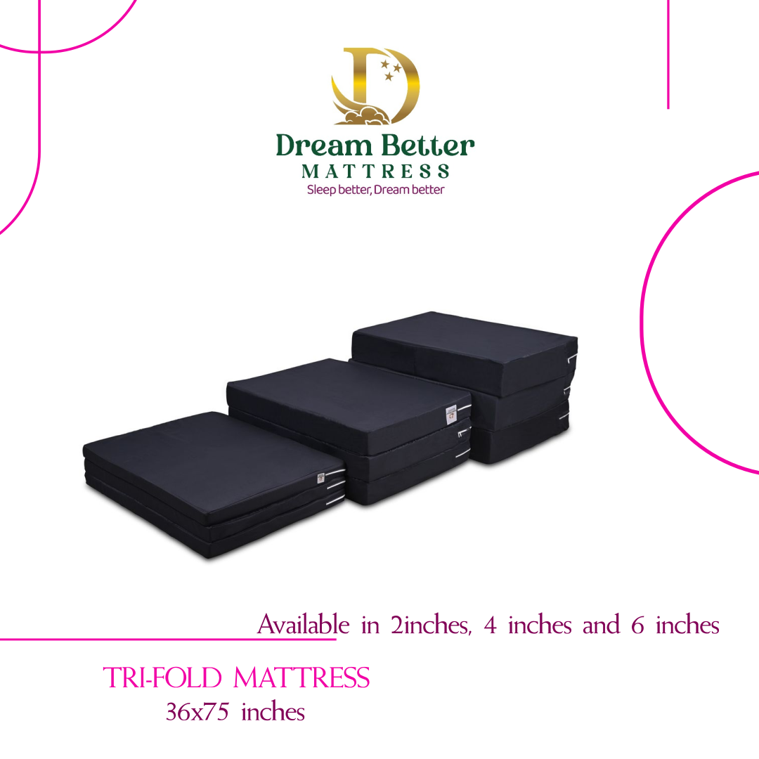 Three Fold Single Mattress (2 inches)