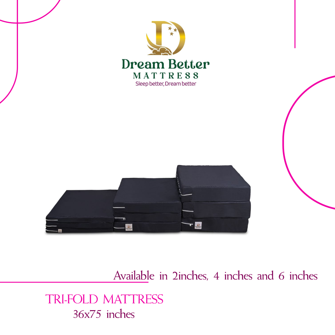Three Fold Mattress (4inches)