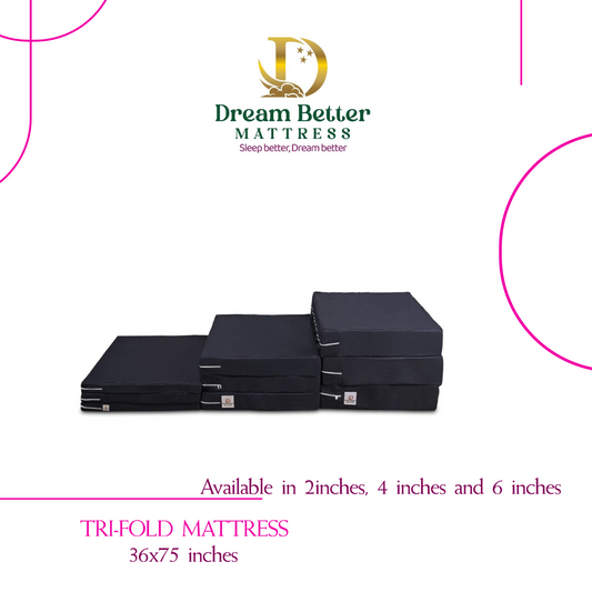 Three Fold Mattress (4inches)