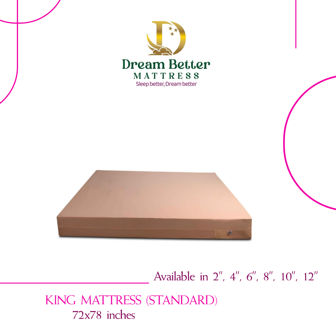 King Mattress (72"x75" or 72'x78")